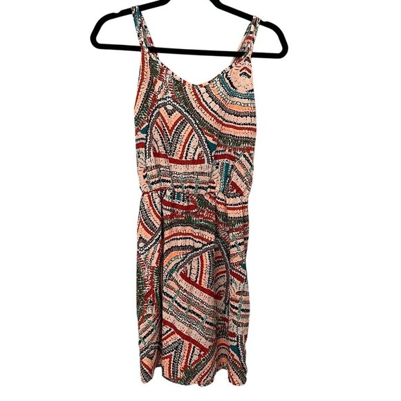 Sleeveless Dress Colorful Print Casual‎ Sundress Summer Dress - Picture 1 of 7